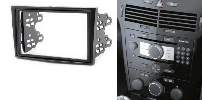 2-din inbouwframe / paneel OPEL Astra (H) 2004-2010; Antara