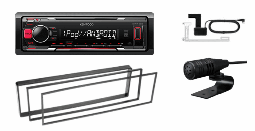 DAB+ bluetooth autoradio Peugeot 207