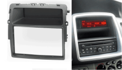 2-din inbouwframe / paneel NISSAN Primastar (J4) 2011-2014 / OPEL Vivaro (X83) 2010-2014 / RENAULT Trafic II (EL / FL / JL) 2011-2014  (w/o Car Computer)