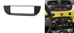 1-din inbouwframe / paneel FIAT (500) 2007+