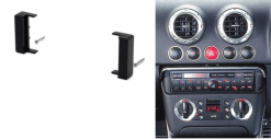 1-din inbouwframe / paneel AUDI TT (8N) 1998-2006