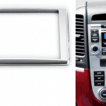 2-din inbouwframe / paneel HYUNDAI Santa Fe 2006-2012 (Siver)
