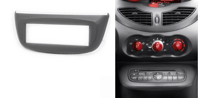 1-din inbouwframe / paneel RENAULT Twingo 2007-2014; Wind 2010-2013