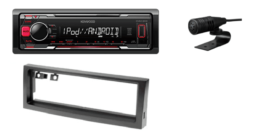 1-din bluetooth autoradio Citroen C5 en Peugeot 407