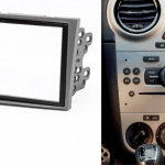 2-din inbouwframe / paneel incl montage materiaal OPEL Astra (H) 2004-2010; Antara