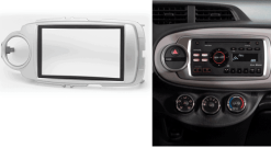 2-din inbouwframe / paneel TOYOTA Yaris 2011+ (Universal for Left and Right Wheel)