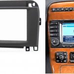 2-din inbouwframe / paneel MERCEDES-BENZ CL-klasse (C215) 2002-2006; S-klasse (W220) 2002-2006 (Black)