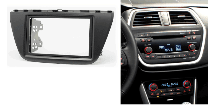 2-din inbouwframe / paneel SUZUKI SX4