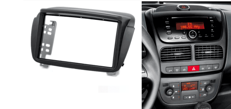 2-din inbouwframe / paneel FIAT Doblo (263) 2010-2015 / OPEL Combo Tour (D) 2011+