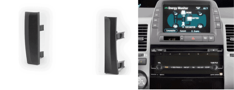 2-din inbouwframe / paneel TOYOTA Prius 2003-2009