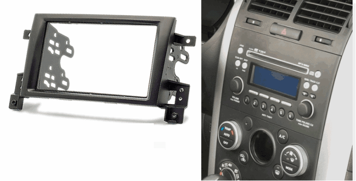 2-din inbouwframe / paneel SUZUKI Grand Vitara
