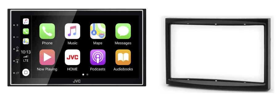 Navigatie DAB+ autoradio met Carplay en Android auto JVCKenwood voor Fiat Scudo