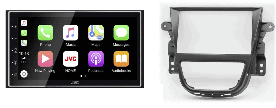 Navigatie DAB+ autoradio met Carplay en Android auto JVCKenwood voor OPEL Mokka