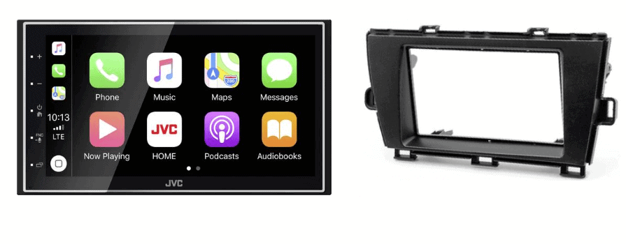 Navigatie DAB+ autoradio met Carplay en Android auto JVCKenwood voor Toyota Prius (ZVW30/35)