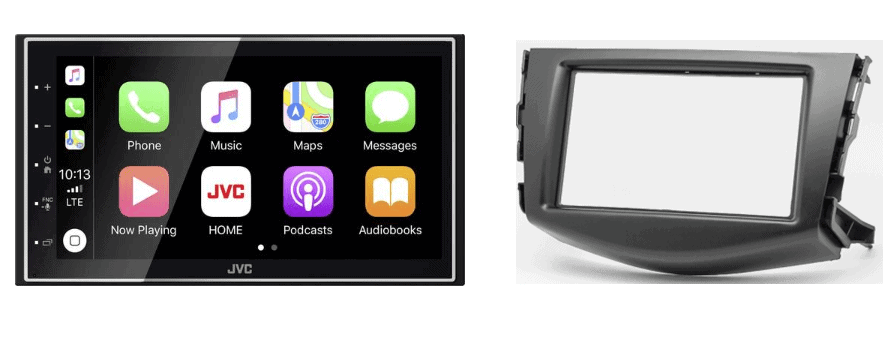 Navigatie DAB+ autoradio met Carplay en Android auto JVCKenwood voor Toyota Rav 4