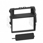 2-din paneel / inbouwframe passend in Opel Vivaro, Renault Trafic 2011-2014