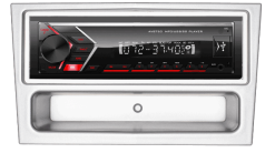 1-din autoradio Opel Astra H, Corsa D, Antara, Zafira B (zilver) en meer modellen