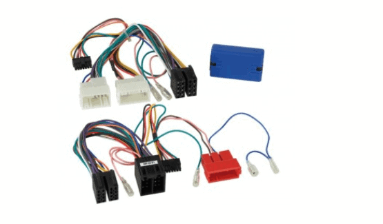 Stuurwielbedieningsinterface Div. modellen Hyundai - Kia 2 witte stekkers of ISO stekkers / zonder versterker