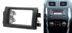 2 -din inbouwframe / paneel Suzuki SX4 2007 - 2013, Fiat Sedici 2006 - 2014
