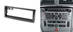 1-din inbouwframe / paneel Citroën C5 2004 - 2008, Peugeot 407 2004 - 2010, Peugeot 407 Coupe 2005 - 2011