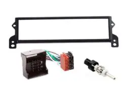 Mini cooper inbouwframe met kabel en antenne kit frame autoradio