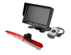 7 Inch Monitor + Achteruitrijcamera geschikt voor Volkswagen T6 met infrarood lens (2016 - heden)
