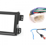 2-din installatie kit Opel Agila, Suzuki Splash met kabel en antenne