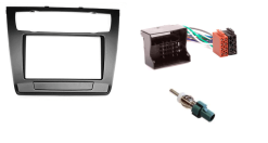 BMW 1-series (E81/82/87/88) 2-din inbouwframe met kabel en antenne kit