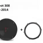Peugeot 308 speakers Audio upgrade JBL 225W / 45Watt RMS + ringen