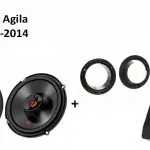 Opel Agila speakers + Subwoofer 200Watt Audio upgrade JBL premium 180W / 60Watt RMS + ringen