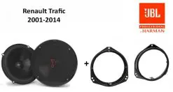 Renault Trafic speakers Audio upgrade JBL 225W / 45Watt RMS + ringen