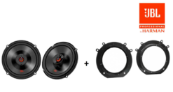 Citroën Jumpy JBL premium voordeur speakers Audio upgrade 180W / 60Watt RMS + ringen (2007-2016)