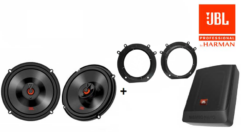 Citroën Jumpy JBL premium voordeur speakers (2007-2016) + Subwoofer 200Watt Audio upgrade 180W / 60Watt RMS + ringen