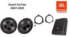 Smart ForTwo speakers + Subwoofer 200Watt Audio upgrade JBL premium 180W / 60Watt RMS + ringen