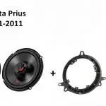 Toyota Prius speakers Audio upgrade JBL 225W / 45Watt RMS + ringen