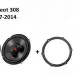 Peugeot 308 speakers + Audio upgrade JBL 225W / 45Watt RMS + ringen