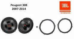 Peugeot 308 speakers + Audio upgrade JBL 225W / 45Watt RMS + ringen