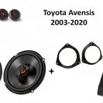 Toyota Avensis speakers + Subwoofer 200Watt Audio upgrade JBL premium 210W / 70Watt RMS + ringen