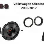 Volkswagen Scirocco speakers + Subwoofer 200Watt Audio upgrade JBL premium 210W / 70Watt RMS + ringen