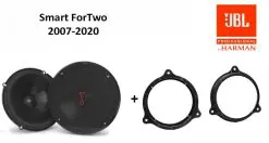 Smart ForTwo speakers Audio upgrade JBL 225W / 45Watt RMS + ringen