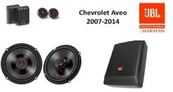 Chevrolet Aveo II speakers + Subwoofer 200Watt Audio upgrade JBL premium 210W / 70Watt RMS + ringen
