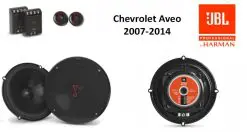 Chevrolet Aveo II speakers Audio upgrade JBL 250W / 50Watt RMS + ringen