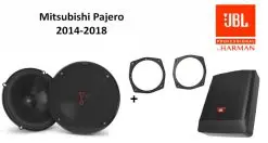 Mitsubishi Pajero speakers + Subwoofer 200Watt Audio upgrade JBL 225W / 45Watt RMS + ringen