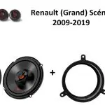 Renault (Grand) Scénic speakers Audio upgrade JBL premium 270W / 70Watt RMS + ringen