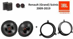 Renault (Grand) Scénic speakers Audio upgrade JBL premium 270W / 70Watt RMS + ringen