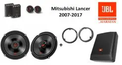 Mitsubishi Lancer speakers + Subwoofer 200Watt Audio upgrade JBL premium 270W / 70Watt RMS + ringen