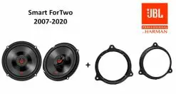Smart ForTwo speakers Audio upgrade JBL 225W / 45Watt RMS + ringen