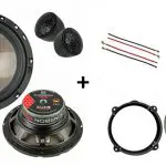 Alfa Romeo 147 speakers + Subwoofer 200Watt Audio upgrade Audio System 120W / 80Watt RMS + ringen (bj 2000-2010)