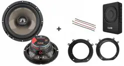 Citroën Jumpy speakers voordeur (2007-2016) + Subwoofer 200Watt Audio upgrade Audio System 110W / 70Watt RMS + ringen