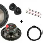 Honda Civic speakers Audio upgrade Audio System 120W / 80Watt RMS + ringen (bj 2006 - 2012)
